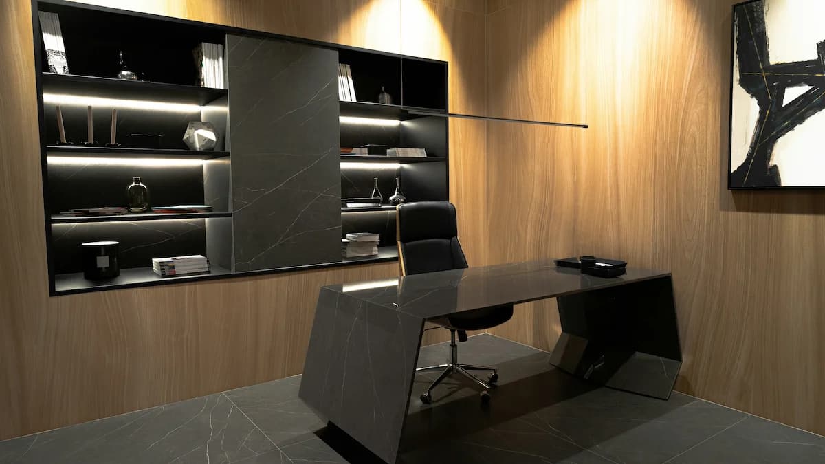 Luxury rental interior supported by administration management services