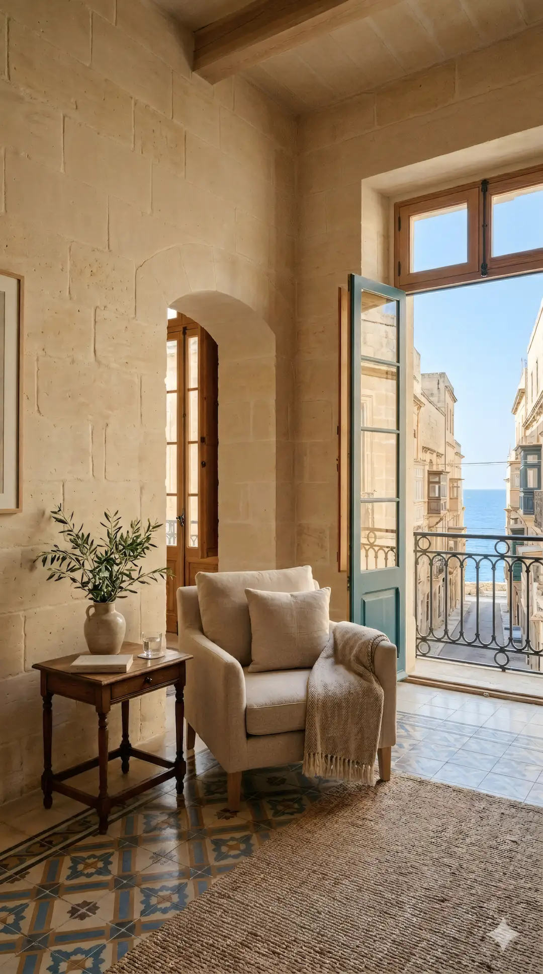 Luxury Malta rental property interior managed by HyRize